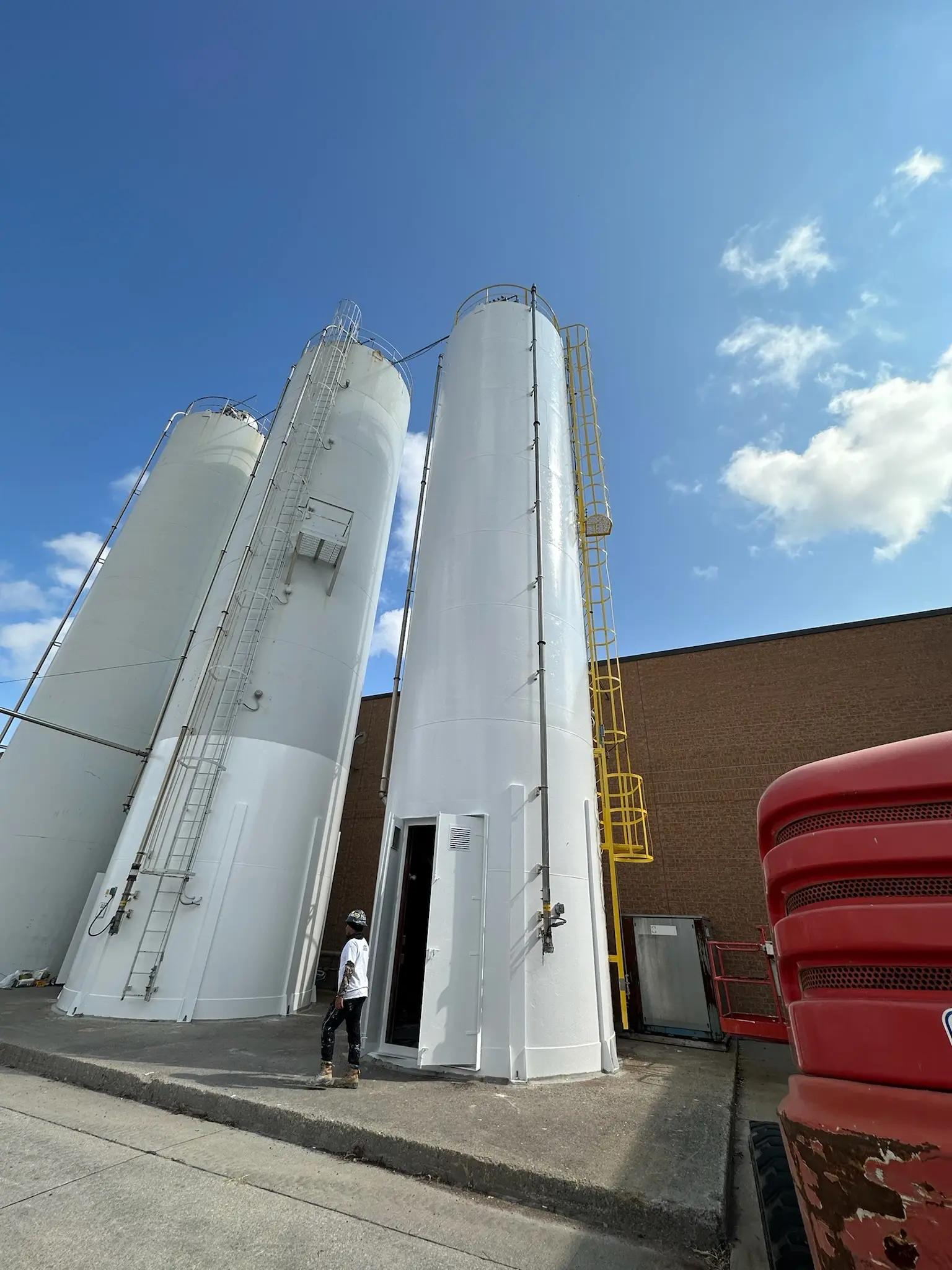 Silo & Tank Painting in Toronto project by Premium Coat in Toronto - Finished work example 2